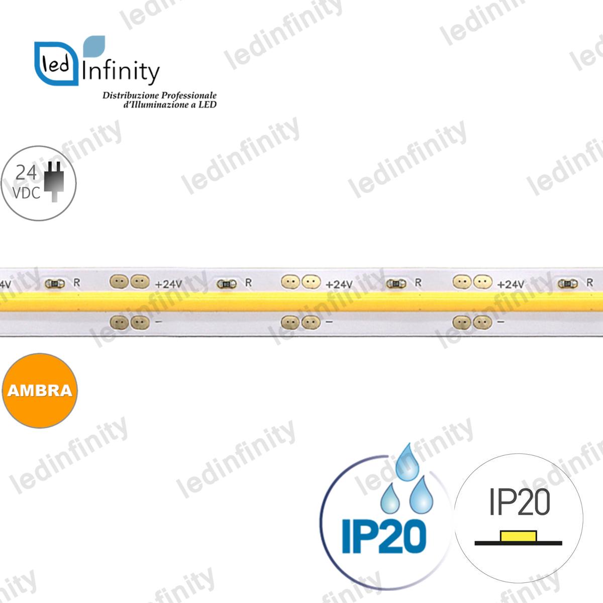 STRISCIA LED 24V COB 2640 LED IP20 75W 8000LM